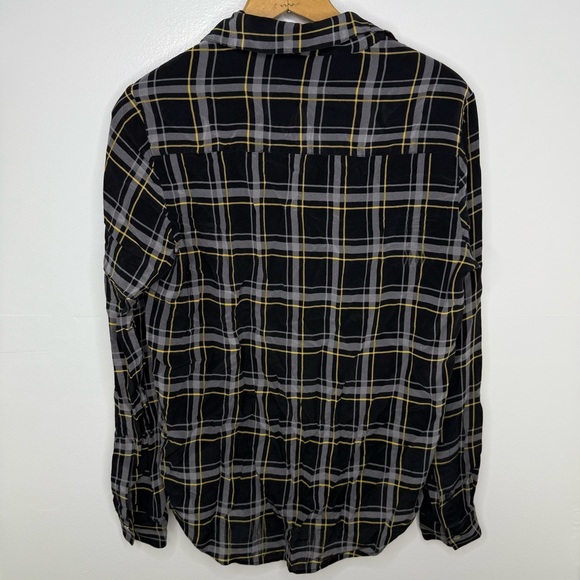 THE KOOPLES Sport Silk Plaid Button Down Shirt - Picture 4 of 4